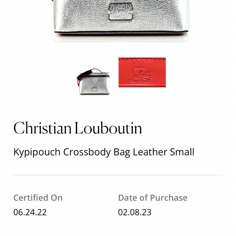 Christian Louboutin Kypipouch Crossbody Bag Leather Small - Picture 9 of 11